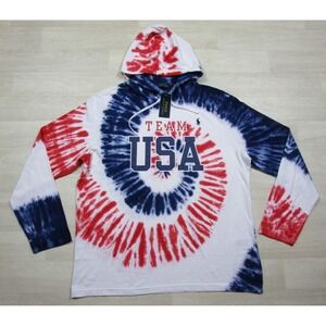 NWT Polo Ralph Lauren Team USA Tie Dye Olympics Hoodie Men's (XL) Pullover New